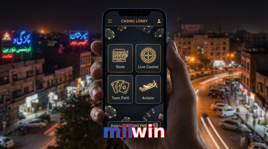 Main screen of Milwin app page for PK players